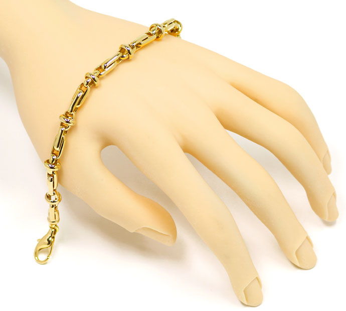 Foto 4 - Designer-Anker Armband aus massivem 585er Gelbgold 21cm, K3096