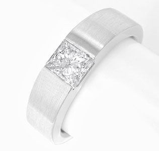 Foto 1 - Diamant-Solitär Ring 0,75ct G 18K Weißgold, S6441